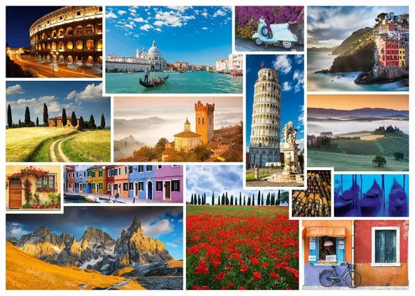 Take a Trip to Italy - 1000pc Jigsaw Puzzle by Schmidt