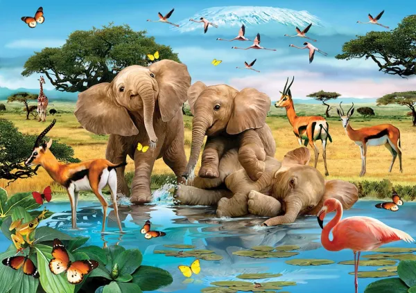 Making A Splash - 60pc Jigsaw Puzzle By White Mountain