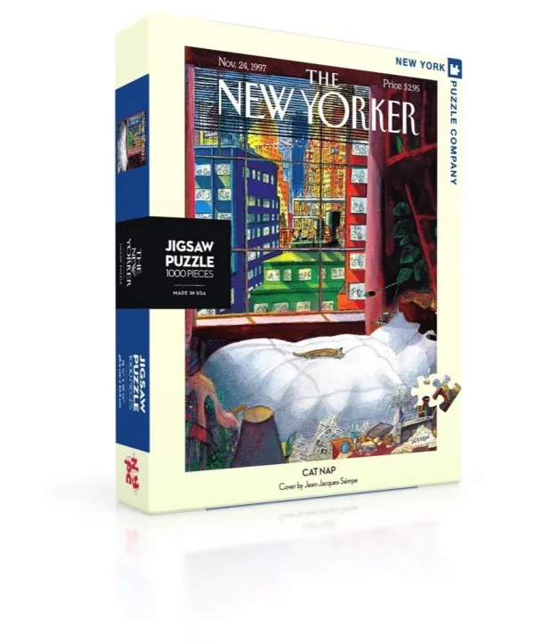 Cat Nap - 1000pc Jigsaw Puzzle by New York Puzzle Company
