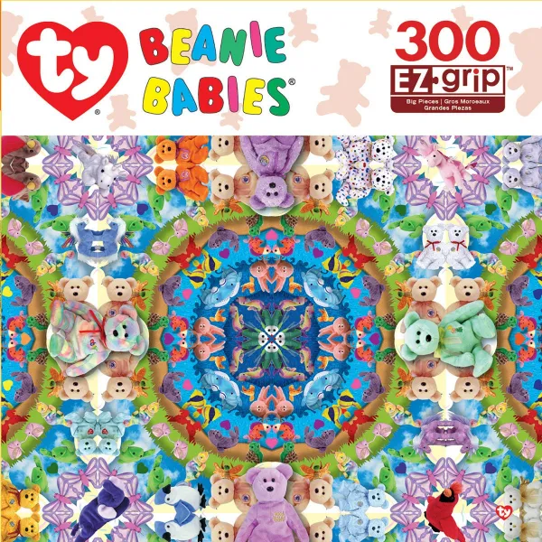 TY: Ocean Kaleidoscope - 300pc EZ Grip Jigsaw Puzzle by MasterPieces