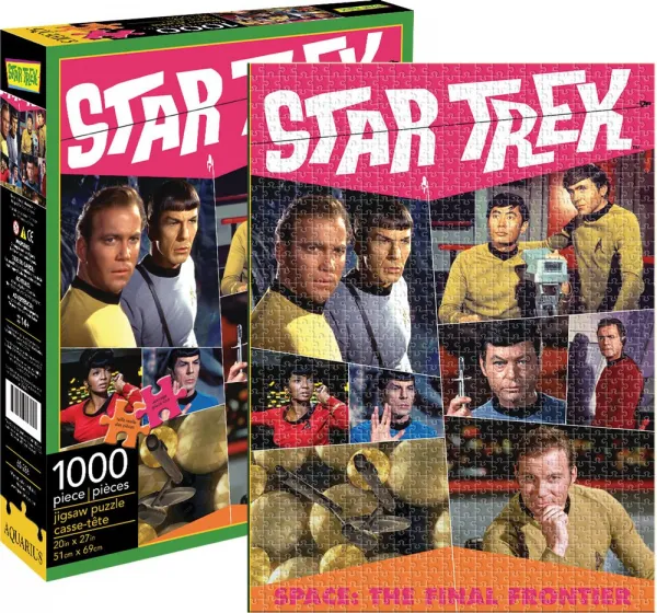 Star Trek: Retro - 1000pc Jigsaw Puzzle by Aquarius