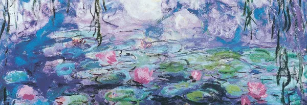 Monet: Waterlilies - 1000pc Panoramic Jigsaw Puzzle by Eurographics