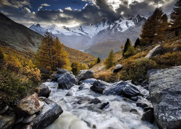 Mountain Stream - 1000pc Jigsaw Puzzle By Heye