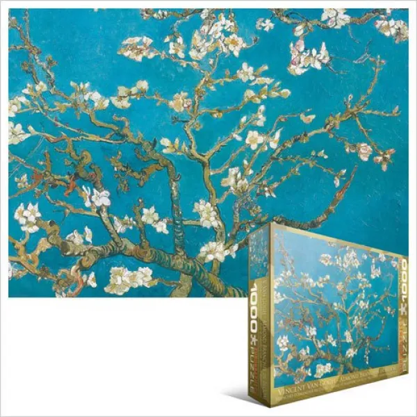 Van Gogh: Almond Tree Branches in Bloom - 1000pc Jigsaw Puzzle by Eurographics