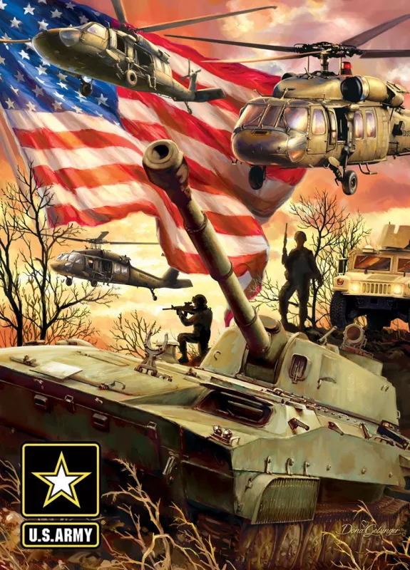 US Army: Army Firepower - 1000pc Jigsaw Puzzle By Masterpieces