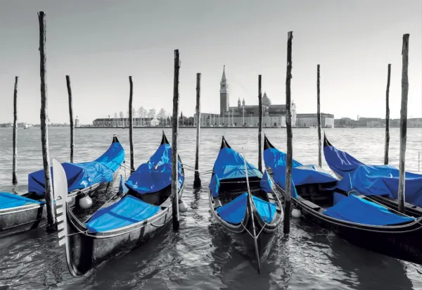 Gondolas In Venice - 100pc Jigsaw Puzzle by Educa