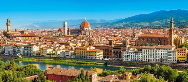 Panorama of Florence - 600pc Jigsaw Puzzle By Castorland