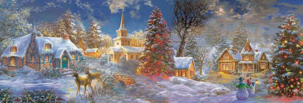 The Stillness of Christmas - 500pc Jigsaw Puzzle by Sunsout