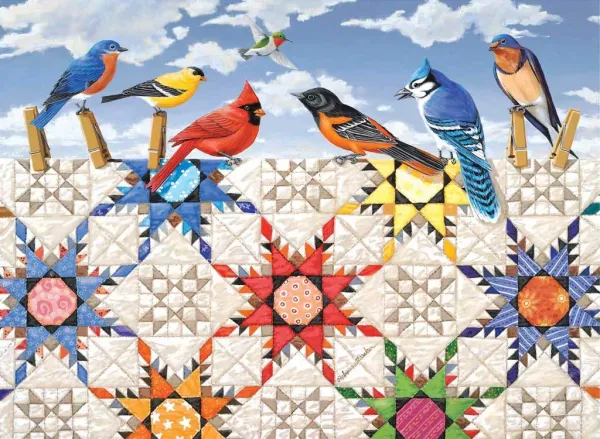 Feathered Stars - 500pc Jigsaw Puzzle by Sunsout