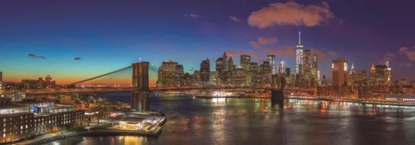 Hudson Bridge, New York - 1000pc Jigsaw Puzzle By Jumbo