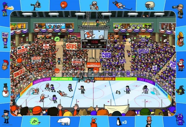 Spot & Find Hockey - 100pc Jigsaw Puzzle by Eurographics