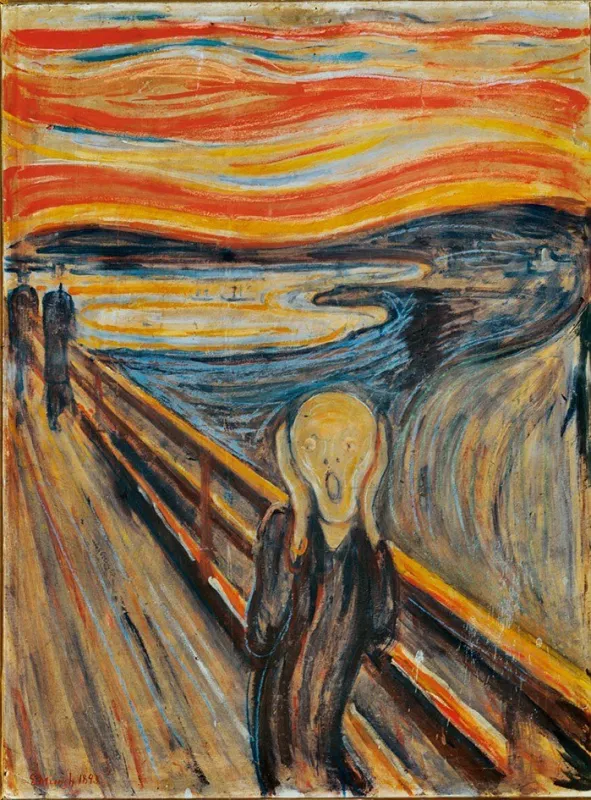 Munch: The Scream - 1000pc Jigsaw Puzzle by Clementoni