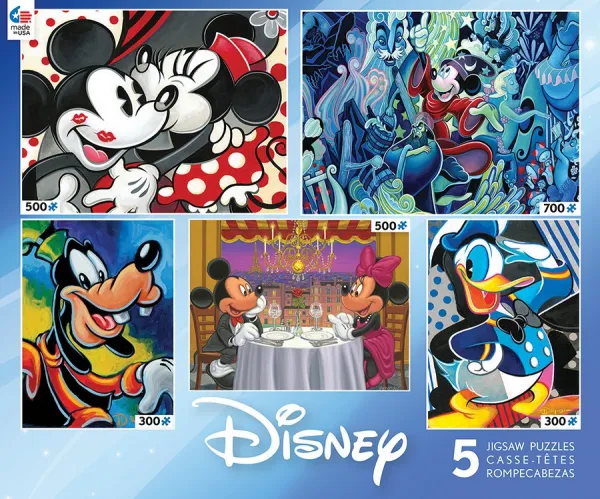 Disney: Classic - 5 in 1 Jigsaw Puzzle by Ceaco