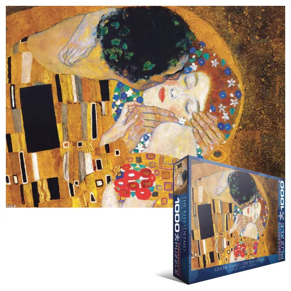 Gustav Klimt: The Kiss (Detail) - 1000pc Jigsaw Puzzle by Eurographics