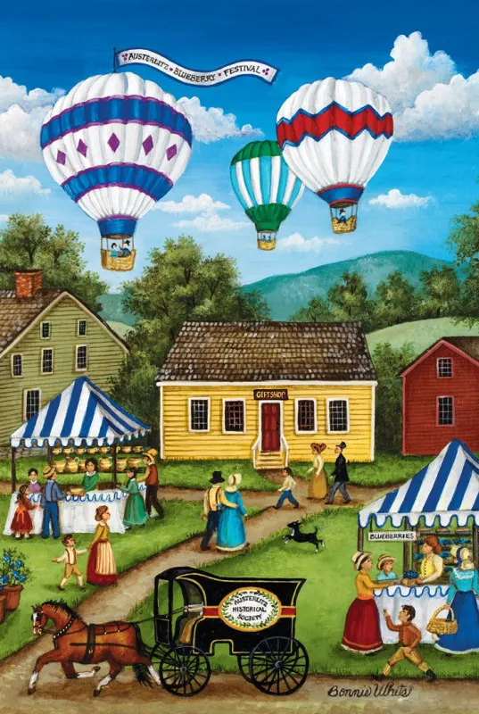 World's Smallest: Blueberry Festival - 1000pc Jigsaw in a Tin Puzzle by Masterpieces
