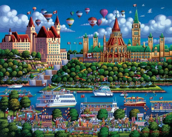 Ottawa River - 1000pc Jigsaw Puzzle by Dowdle