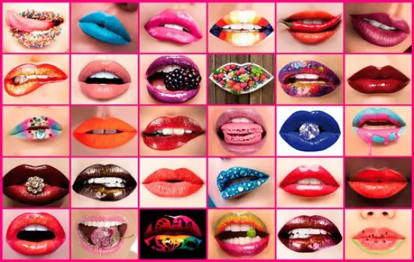 Lips - 1000pc Jigsaw Puzzle by Piatnik