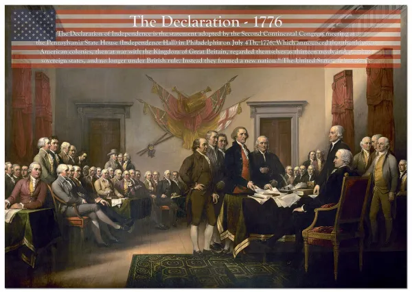 The Declaration - 1000pc Jigsaw Puzzle by Educa