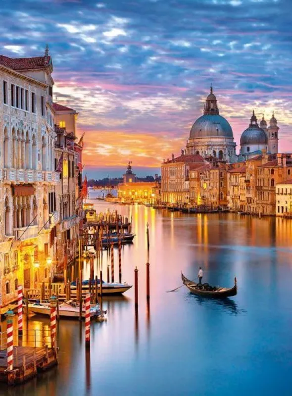 Lightning Venice - 500pc Jigsaw Puzzle by Clementoni