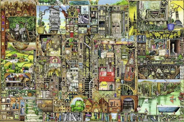 Colin Thompson: Bizarre Town - 5000pc Jigsaw Puzzle By Ravensburger