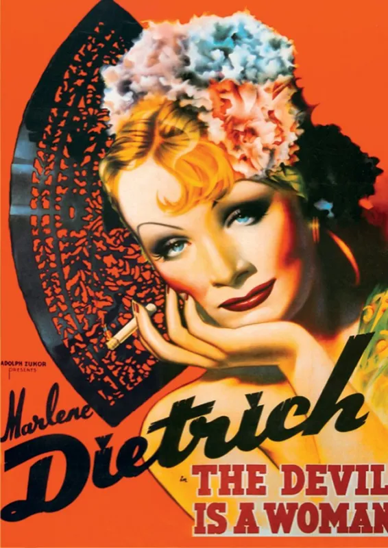 Marlene Dietrich Vintage Poster - 1000pc Jigsaw Puzzle by D-Toys