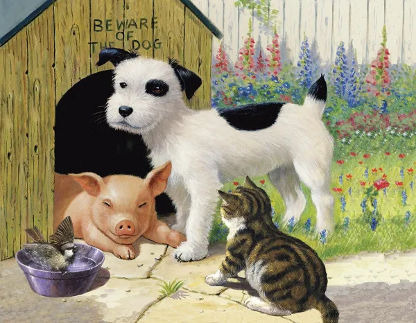 Unlikely Friends - 35pc Jigsaw Puzzle by Sunsout