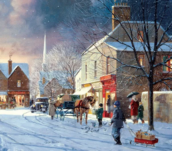 Street Scene - 300pc Jigsaw Puzzle By Sunsout