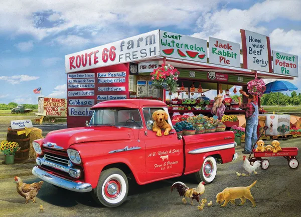Giordano: The Apache Truck - 1000pc Jigsaw Puzzle by Eurographics