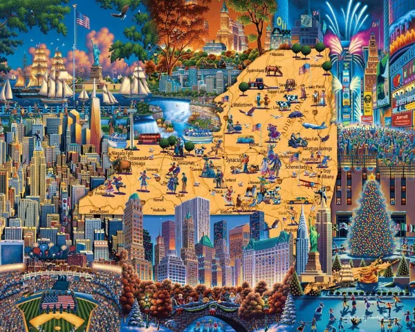 Best of New York - 500pc Jigsaw Puzzle by Dowdle