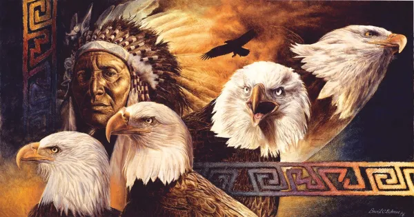 Lakota Twilight - 500pc Jigsaw Puzzle By Sunsout