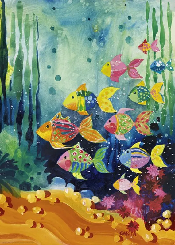 Shoal of Fish - 1000pc Jigsaw Puzzle By Heye