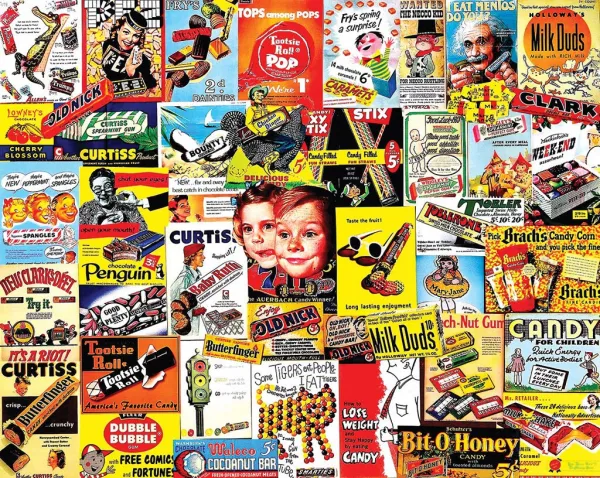 Old Time Candy - 1000pc Jigsaw Puzzle by White Mountain