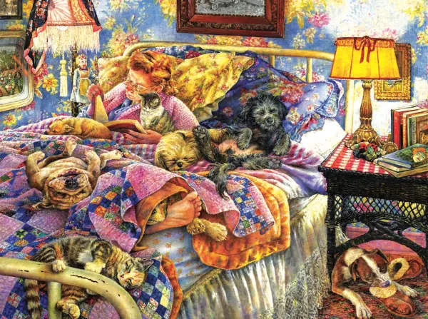 Pet Bed - 1000pc Jigsaw Puzzle by Sunsout