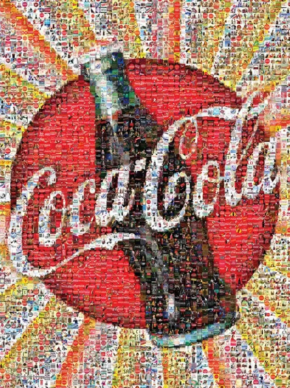 Coca-Cola - 1000pc Photomosaic Jigsaw Puzzle by Buffalo Games