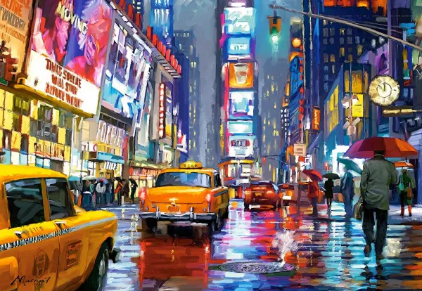 Times Square - 1000pc Jigsaw Puzzle By Castorland