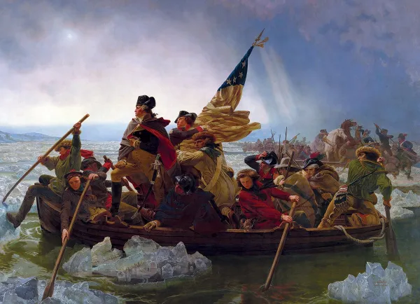 Washington Crossing the Delaware / Emanuel Leutze - 1000pc Jigsaw Puzzle by Eurographics