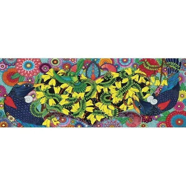 Oodles of Doodles: Golden Heart - 748pc Jigsaw Puzzle by Holdson