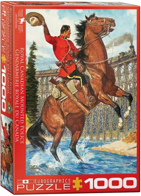 RCMP Train Salute - 1000pc Jigsaw Puzzle by EuroGraphics