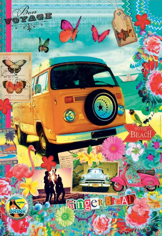 Bon Voyage - 1000pc Jigsaw Puzzle by Educa