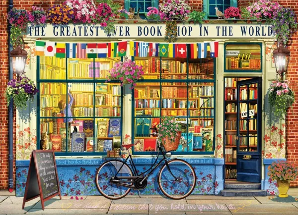 The Greatest Bookstore in the World - 1000pc Jigsaw Puzzle by Eurographics