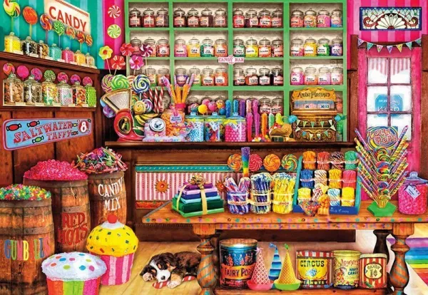 Sweet Shop - 2000pc Jigsaw Puzzle by Buffalo Games