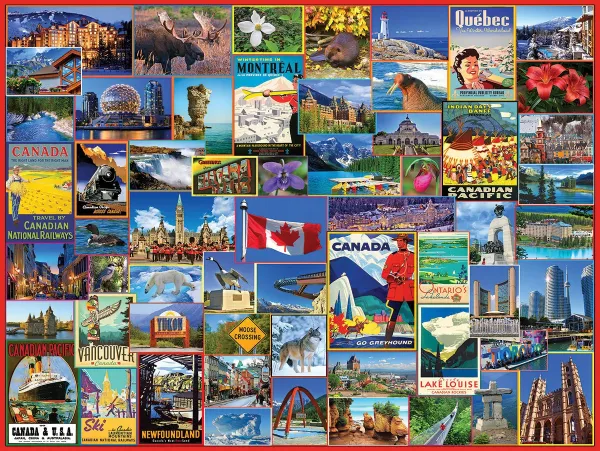 Best Places in Canada - 1000pc Jigsaw Puzzle By White Mountain