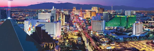 Cityscape: Las Vegas - 1000pc Panoramic Jigsaw Puzzle by Masterpieces