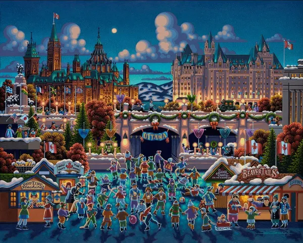 Ottawa - 1000pc Jigsaw Puzzle by Dowdle