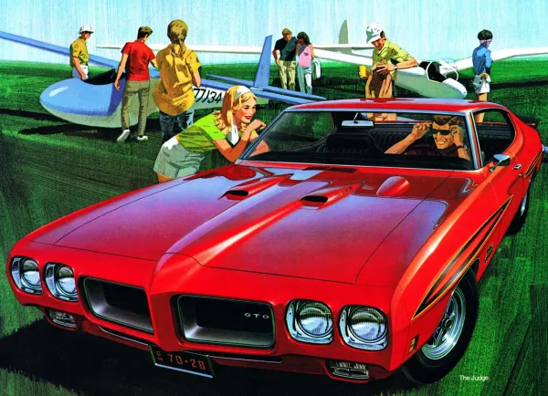 Need a Ride? - 1970 Pontiac GTO - 500pc Jigsaw Puzzle by New York Puzzle Company