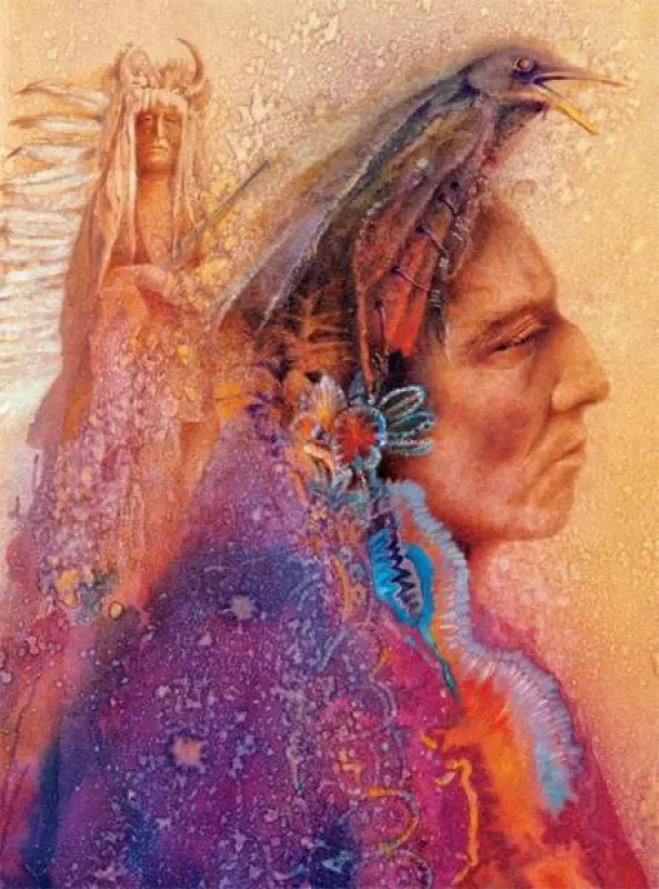 Native Spirit: Soul Crow - 1000pc Jigsaw Puzzle by Ceaco