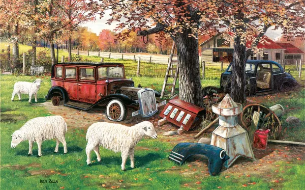 Out to Pasture - 300pc Jigsaw Puzzle By Sunsout