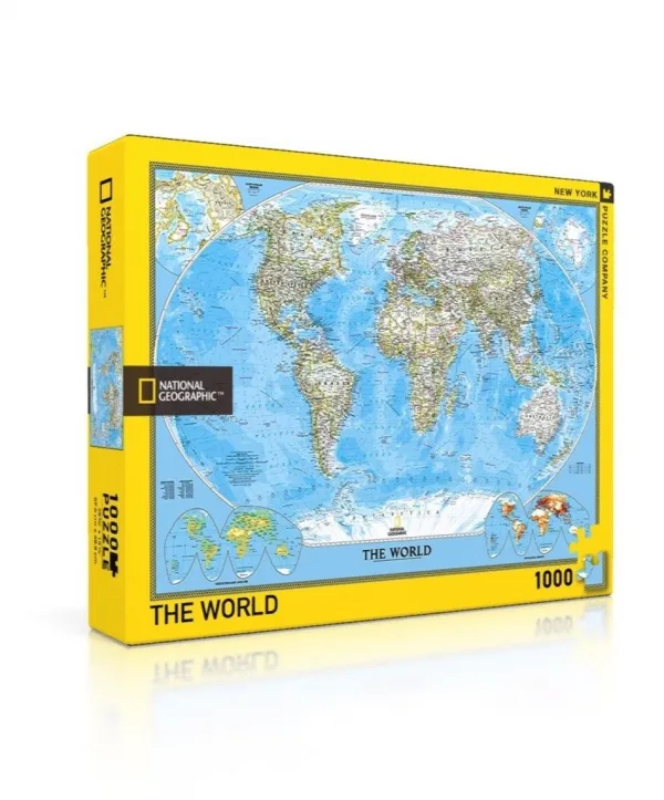 The World - 1000pc Jigsaw Puzzle by New York Puzzle Company