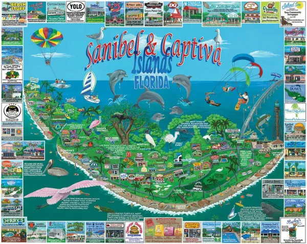 Sanibel &amp; Captiva - 1000pc Jigsaw Puzzle by White Mountain