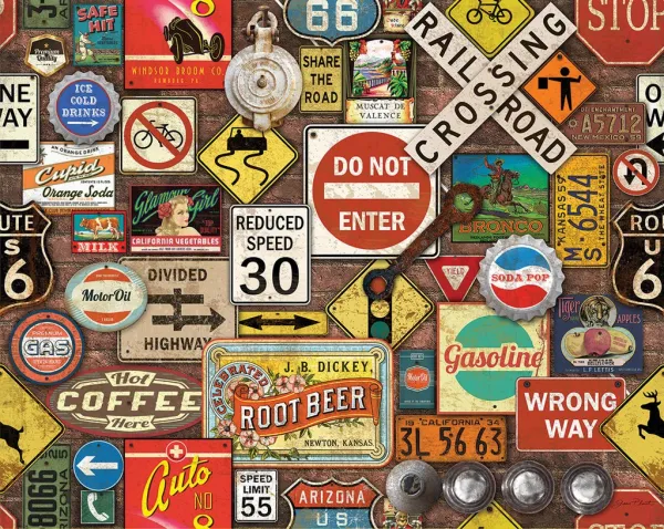 Road Trip - 1000pc Jigsaw Puzzle By White Mountain